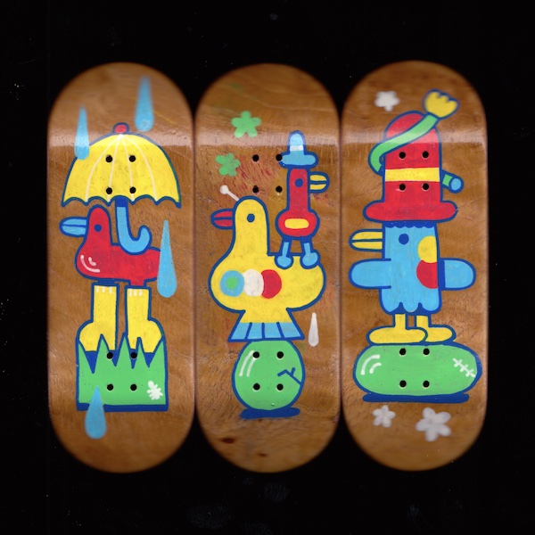 wooden fingerboard